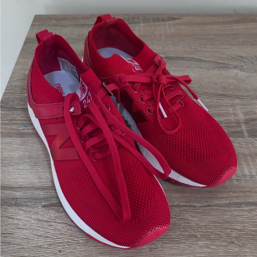New Balance 24/7 Red Gum Women's Red Athletic Shoes